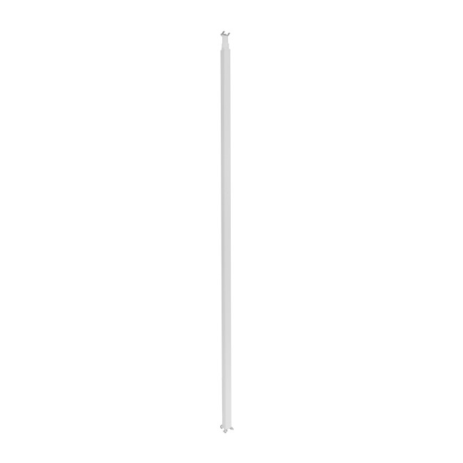 653013 - Snap-On колонна алюминиевая с крышкой из пластика 1 секция 4,02 метра, с возможностью увеличения высоты колонны до 5,3 метра,  цвет белый Legrand