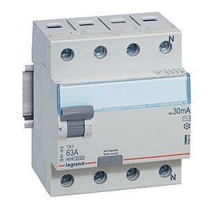 Выключатель дифференциального тока TX - 4П - 40 А - тип AC - 30 мА - 4 модуля