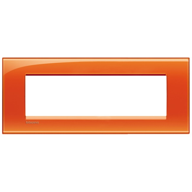 LivingLight Рамка прямоугольная, 7 модулей, цвет Оранжевый