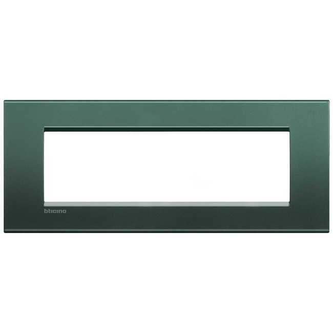 LivingLight Рамка прямоугольная, 7 модулей, цвет Зеленый шелк