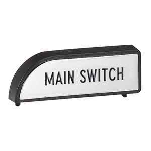 022282 - Маркировка ''Main Switch'' (главный выключатель) - для лицевой панели Legrand