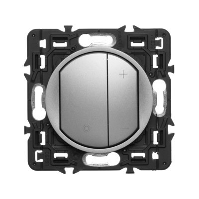 Светорегулятор универсальный, LED - 75 Вт, 400 Вт, двухпроводный,  без нейтрали, Титан
