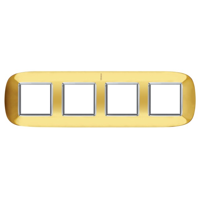 Axolute декоративные накладки в форме эллипса, глянцевые, цвет золото, на 2+2+2+2 модуля