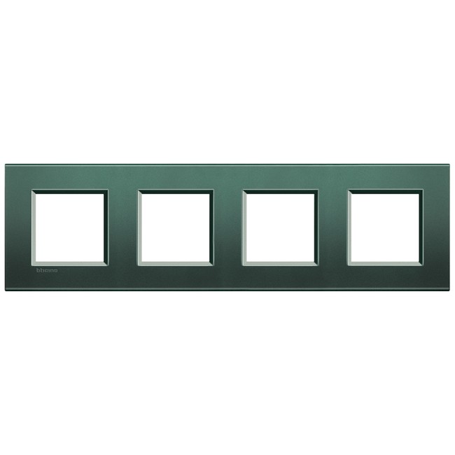 LivingLight Рамка прямоугольная, 4 поста, цвет Зеленый шелк