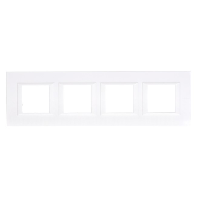 Axolute декоративные накладки прямоугольной формы, горизонтальные, White, цвет белый, на 2+2+2+2 модуля