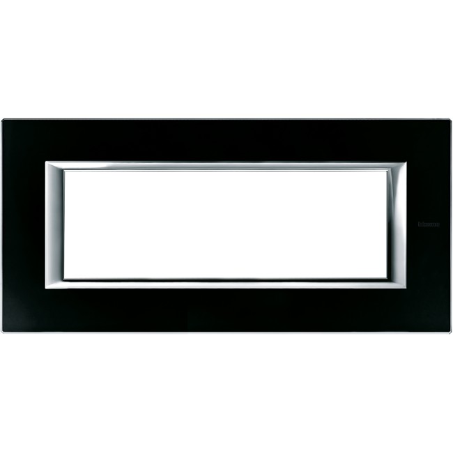 Axolute декоративные накладки прямоугольной формы, стекло, цвет черное стекло, на 6 модулей