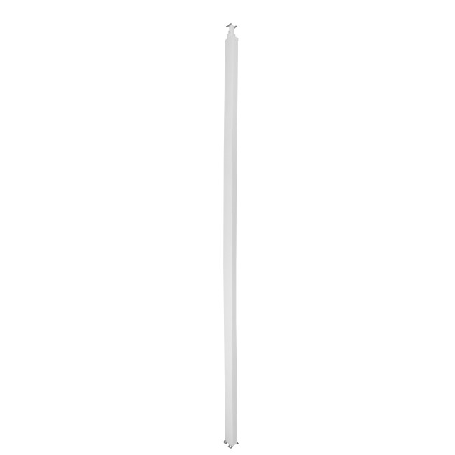 653033 - Snap-On колонна пластиковая с крышкой из пластика 2 секции 4,02 метра, с возможностью увеличения высоты колонны до 5,3 метра,  цвет белый (обязательно Legrand