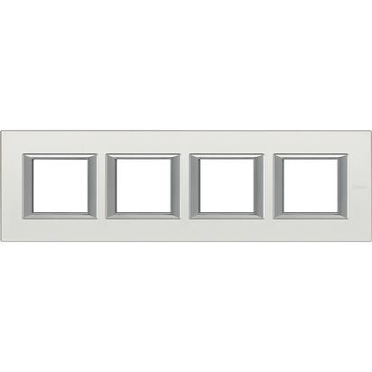 Axolute Рамка прямоугольная горизонтальная 4x2м, цвет серебро