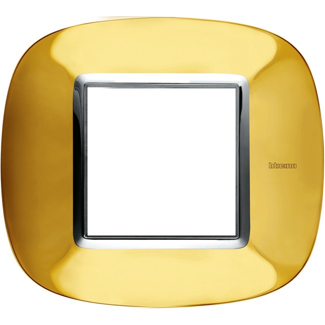 Axolute декоративные накладки в форме эллипса, глянцевые, цвет золото, на 2 модуля