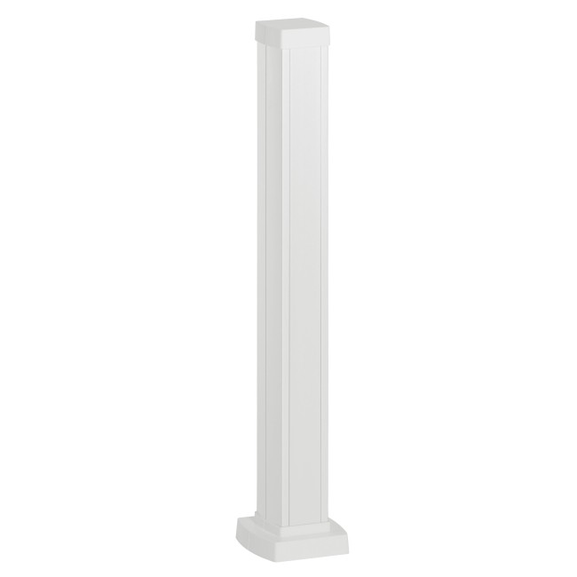 653003 - Snap-On мини-колонна алюминиевая с крышкой из пластика 1 секция, высота 0,68 метра, цвет белый Legrand