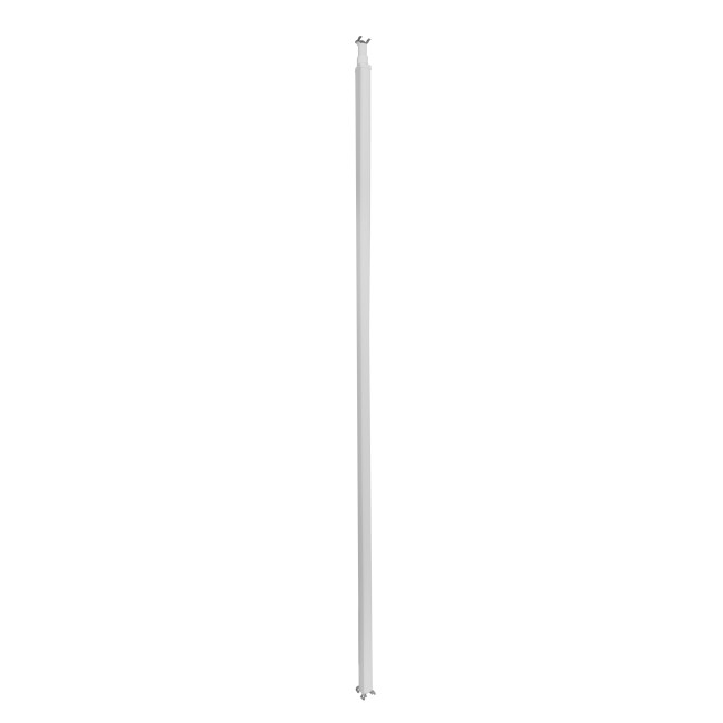 653010 - Snap-On колонна алюминиевая с крышкой из пластика 1 секция 2,77 метра, с возможностью увеличения высоты колонны до 4,05 метра,  цвет белый Legrand